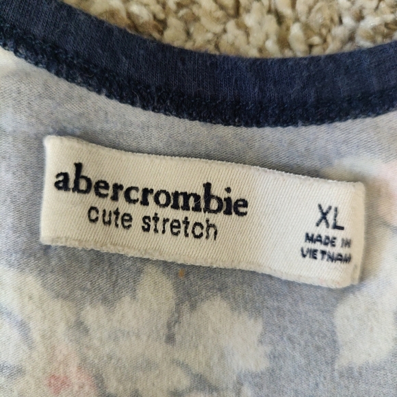 Abercrombie & Fitch Floral Stretchy Tank Top XL - Picture 7 of 9